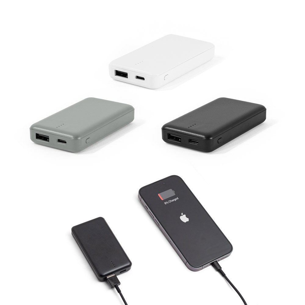 RD 97195-Bateria portátil personalizada em ABS reciclado e capacidade de 4'000 mAh RD 97195-Bateria portátil personalizada em ABS reciclado e capacidade de 4'000 mAh
